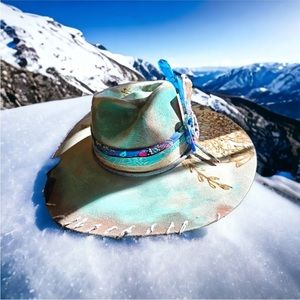 Custom hat!! Didn’t fit me to small redid some stuff !!